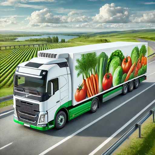 transporting fresh vegetables