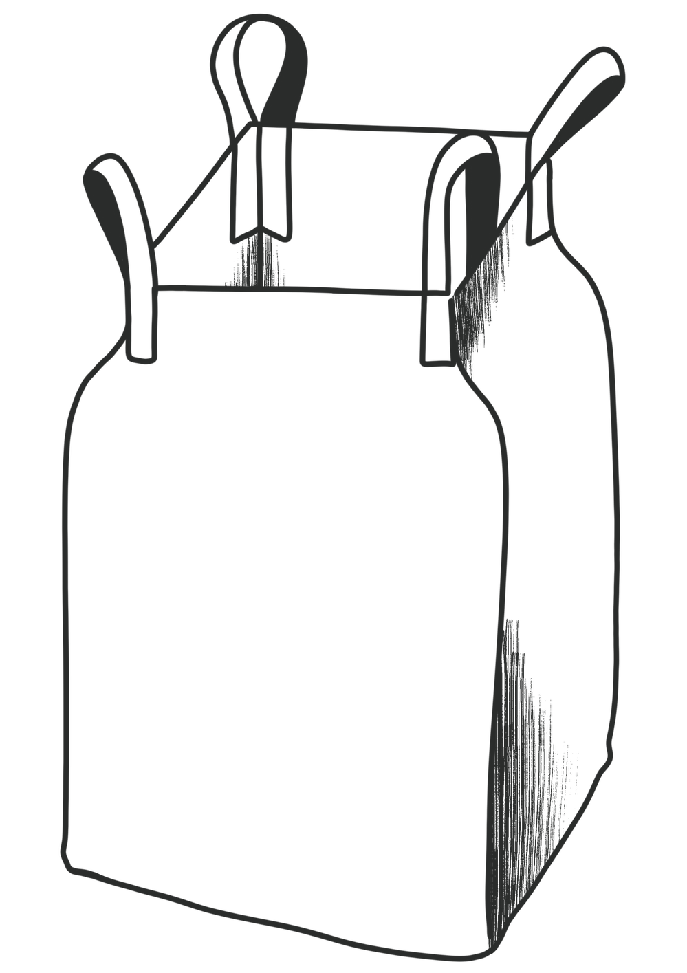 FIBC Bulk Bag graphic drawing: Type B